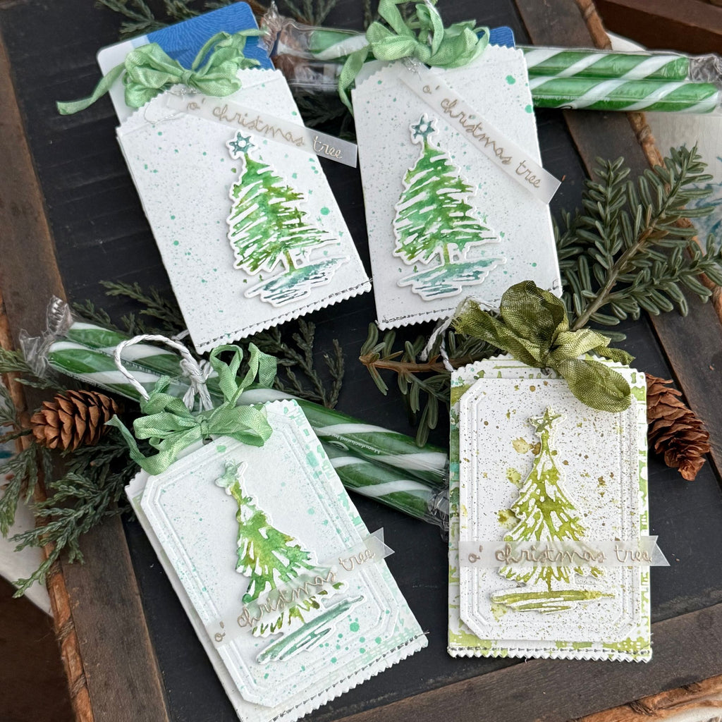 Simon Says Stamp Scribbly Christmas Wafer Dies 249sss Christmas Tags