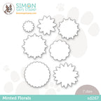 Simon Says Stamp MINTED FLORALS Wafer Dies sd267