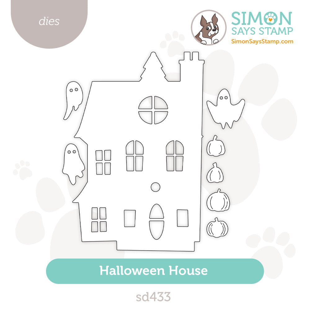 Simon Says Stamp Halloween House Wafer Dies sd433
