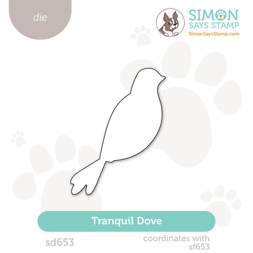 Simon Says Stamp Tranquil Dove Wafer Dies sd653
