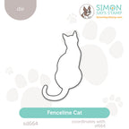 Simon Says Stamp Fenceline Cat Wafer Dies sd664