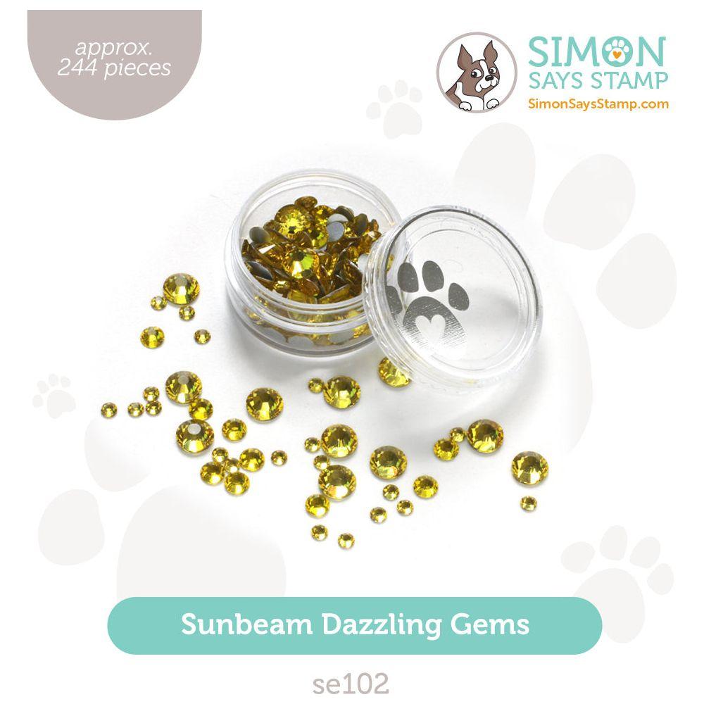 Simon Says Stamp Pawsitively Dazzling Gems Sunbeam se102 Splendor