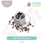 Simon Says Stamp Pawsitively Dazzling Gems Lilac se106 Be Bold