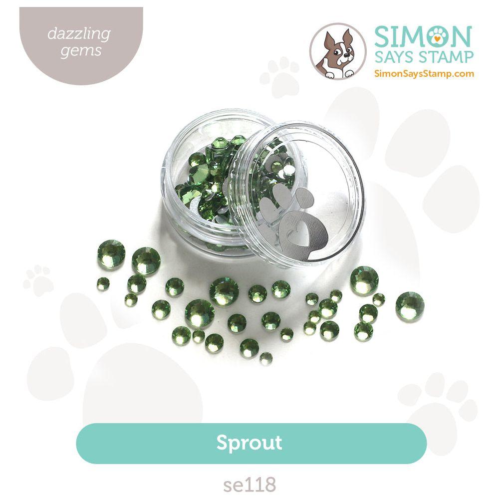 Simon Says Stamp Pawsitively Dazzling Gems Sprout se118 Festive Fun