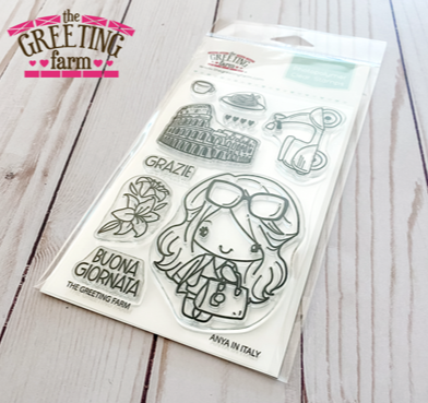 The Greeting Farm Anya in Italy Clear Stamps