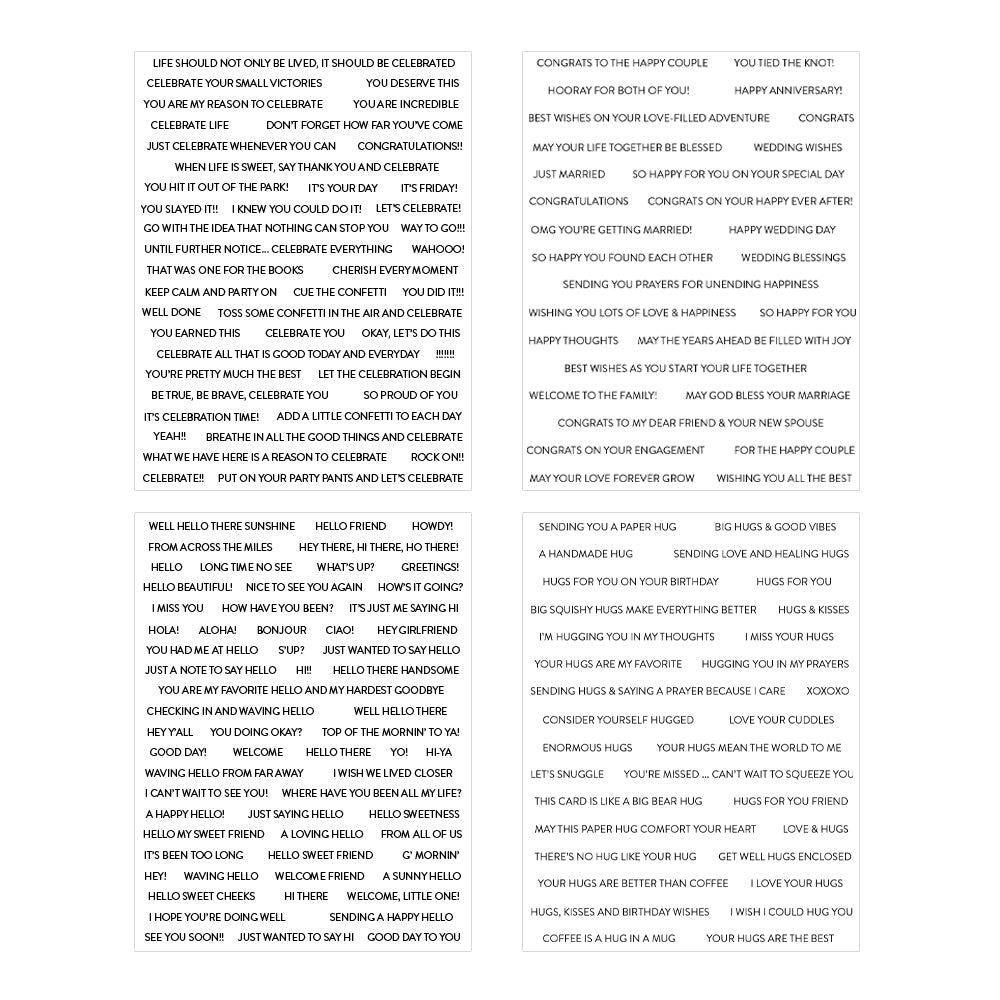 Simon Says Stamp SENTIMENT STRIPS 2 sest20419