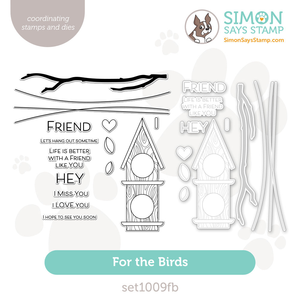 Simon Says Stamps And Dies For The Birds set1009fb Friend Like You