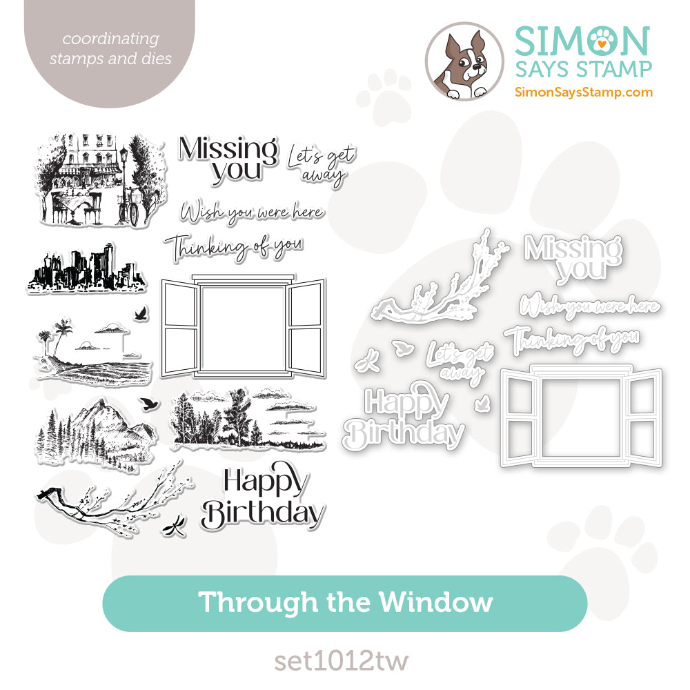 Simon Says Stamps And Dies Through The Window set1012tw