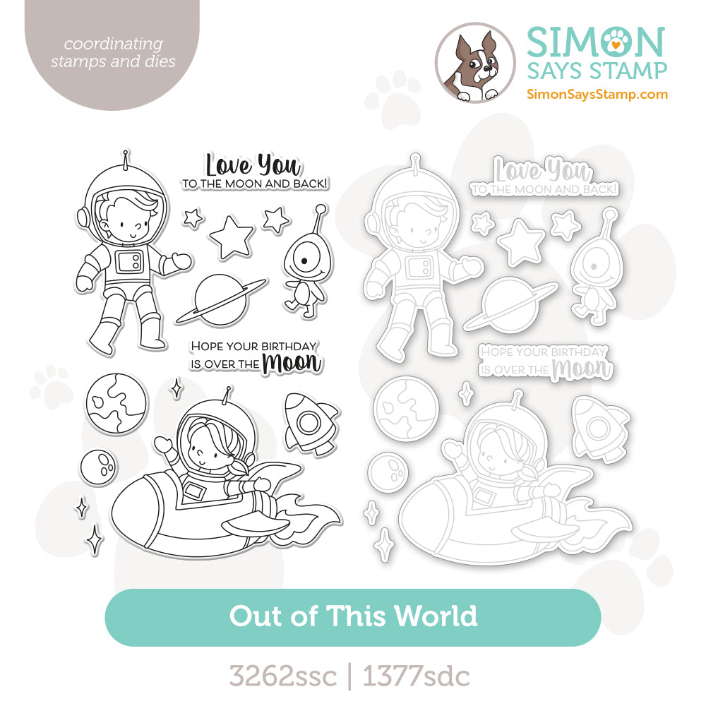 Simon Says Stamps and Dies Out of This World set1026ow Happy Camper