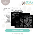 Simon Says Stamp Sentiment Strips Back to School Bundle set1031bs Friend Like You