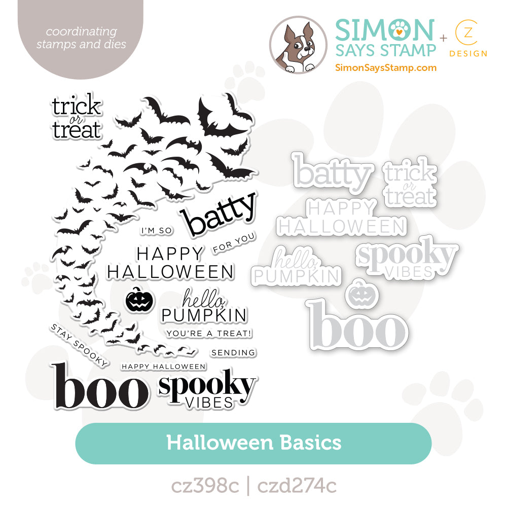 CZ Design Stamps and Dies Halloween Basics set1057hb STAMPtember
