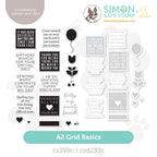 CZ Design Stamps And Dies A2 Grids Basics set1064ag