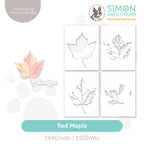 Simon Says Stencils and Dies Red Maple set1066rm