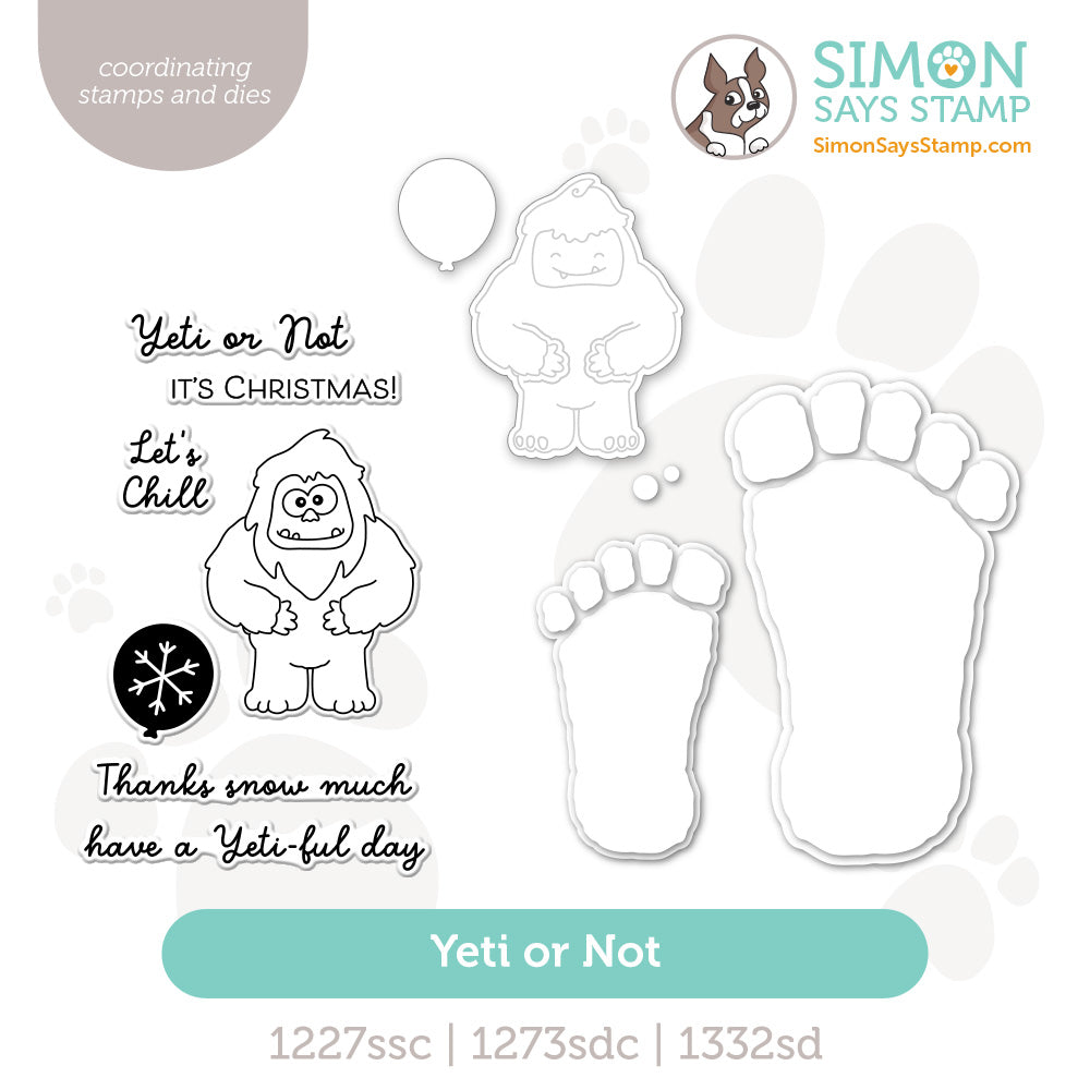 Simon Says Stamps and Dies Yeti or Not Bundle set1066yn Sugar and Spice