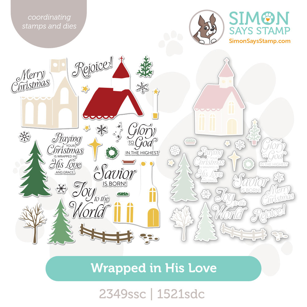Simon Says Stamps And Dies Wrapped In His Love set1071wl