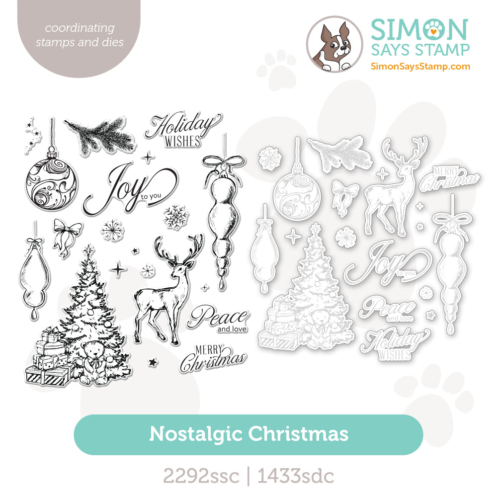 Simon Says Stamps and Dies Nostalgic Christmas set1085nc And Everything Nice