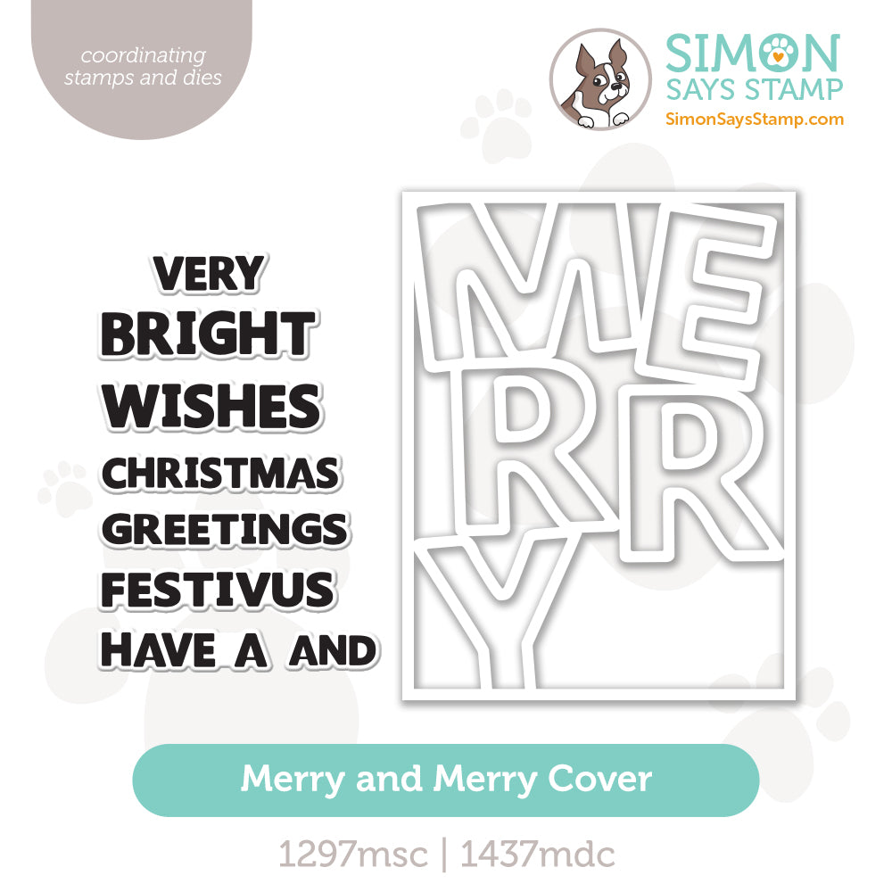 Simon Says Stamps and Dies Merry Cover set1096mc And Everything Nice