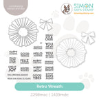 Simon Says Stamps and Dies Retro Wreath set1097rw And Everything Nice