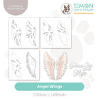 Simon Says Stencils and Dies Angel Wings set1099aw And Everything Nice