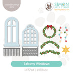 Simon Says Stamp Holiday Windows Dies Bundle set1102hw And Everything Nice