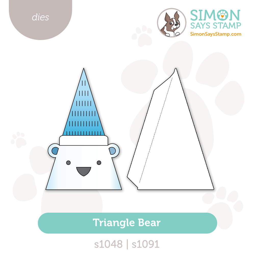 Simon Says Stamp Triangle Bear Bundle set1105tb And Everything Nice