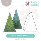 Simon Says Stamp Triangle Whirl Trees Bundle set1108tw And Everything Nice