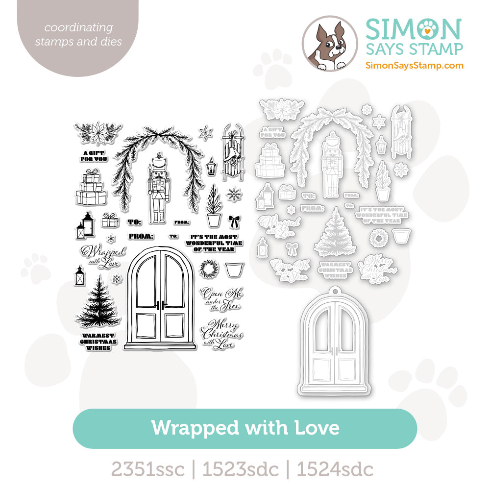 Simon Says Stamps and Dies Wrapped with Love Bundle set1118wd