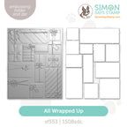 Simon Says Stamp Embossing Folder and Die All Wrapped Up set1119wu