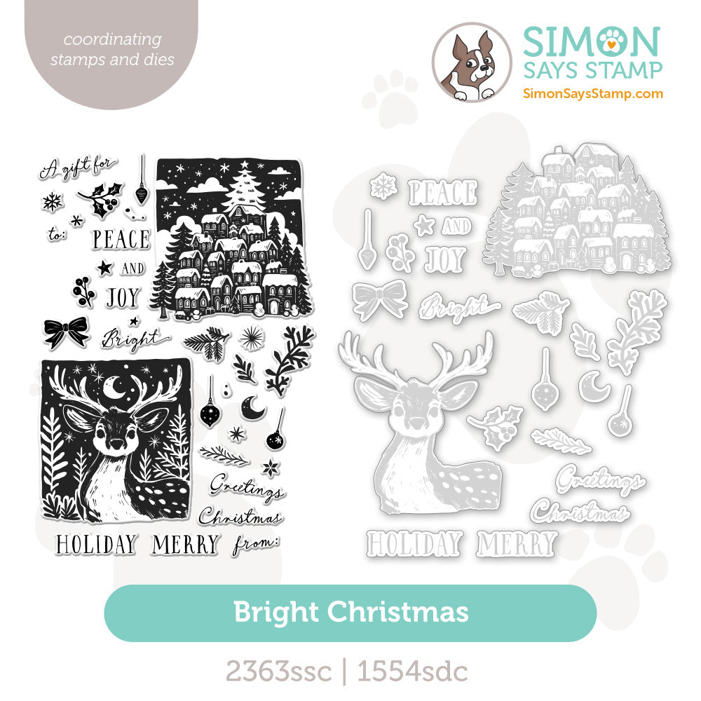 Simon Says Stamps And Dies Bright Christmas set1120bc
