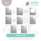 Simon Says Stamp DieCember Collection I Want It All Embossing Folders set1127ef