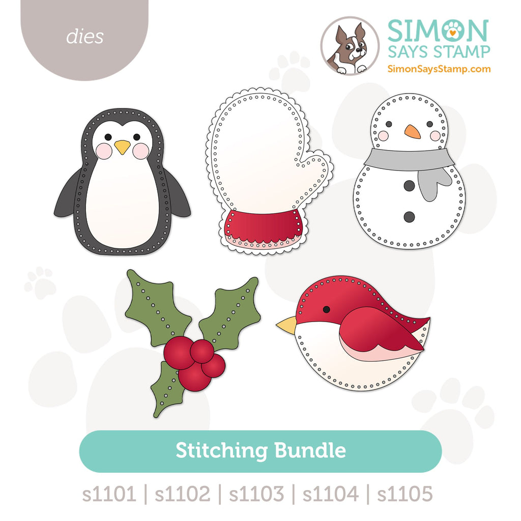 Simon Says Stamp Stitching Wafer Dies Bundle set1129sb DieCember