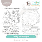 Simon Says Stamps And Dies Loving You Bouquet set1141ly Heart to Heart