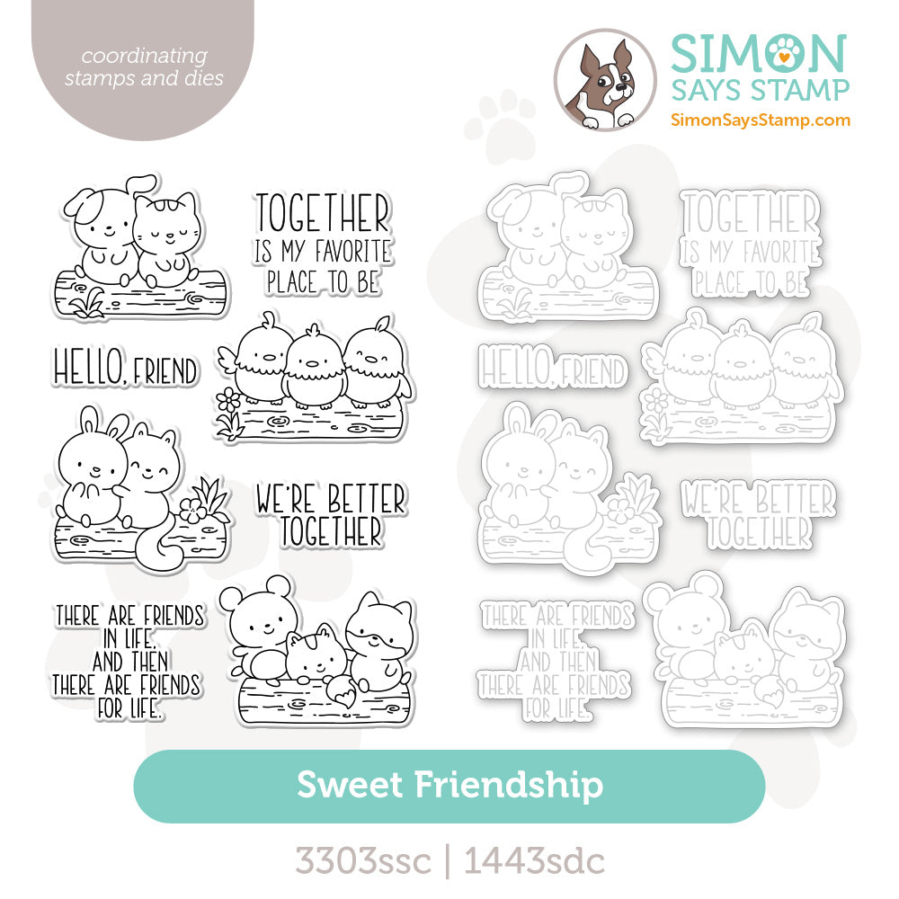 Simon Says Stamps And Dies Sweet Friendship set1144sf Heart to Heart