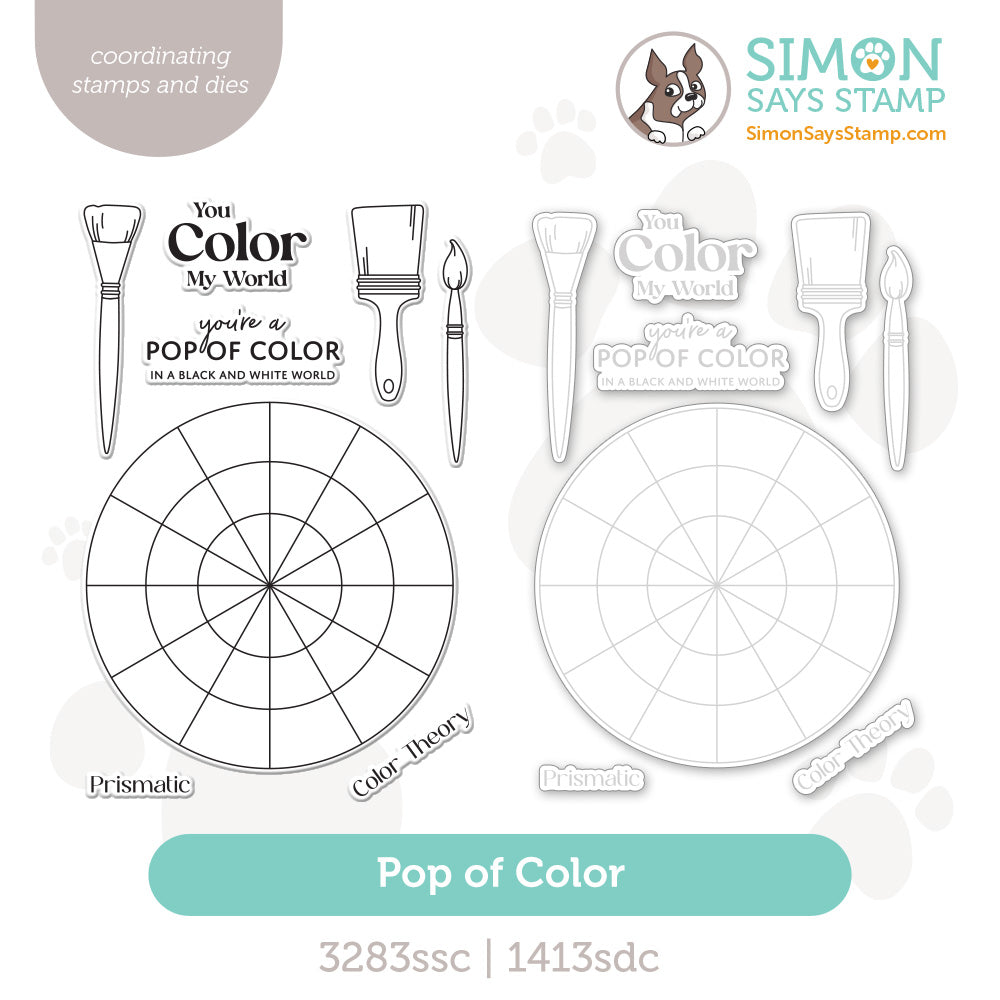 Simon Says Stamps And Dies Pop Of Color set1146pc Heart to Heart
