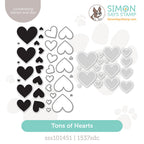 Simon Says Stamps And Dies Tons of Hearts set1156hf Heart to Heart