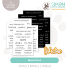 Simon Says Stamp EZ Strips And Dies Galentine's Day set1157gt Heart to Heart