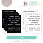 CZ Design EZ Strips Love set1159ez Heart to Heart