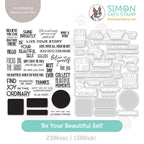 Simon Says Stamps And Dies Be Your Beautiful Self set1165by