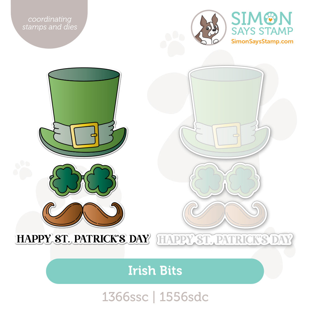 Simon Says Stamps And Dies Irish Bits set1172ib Beautiful Moments