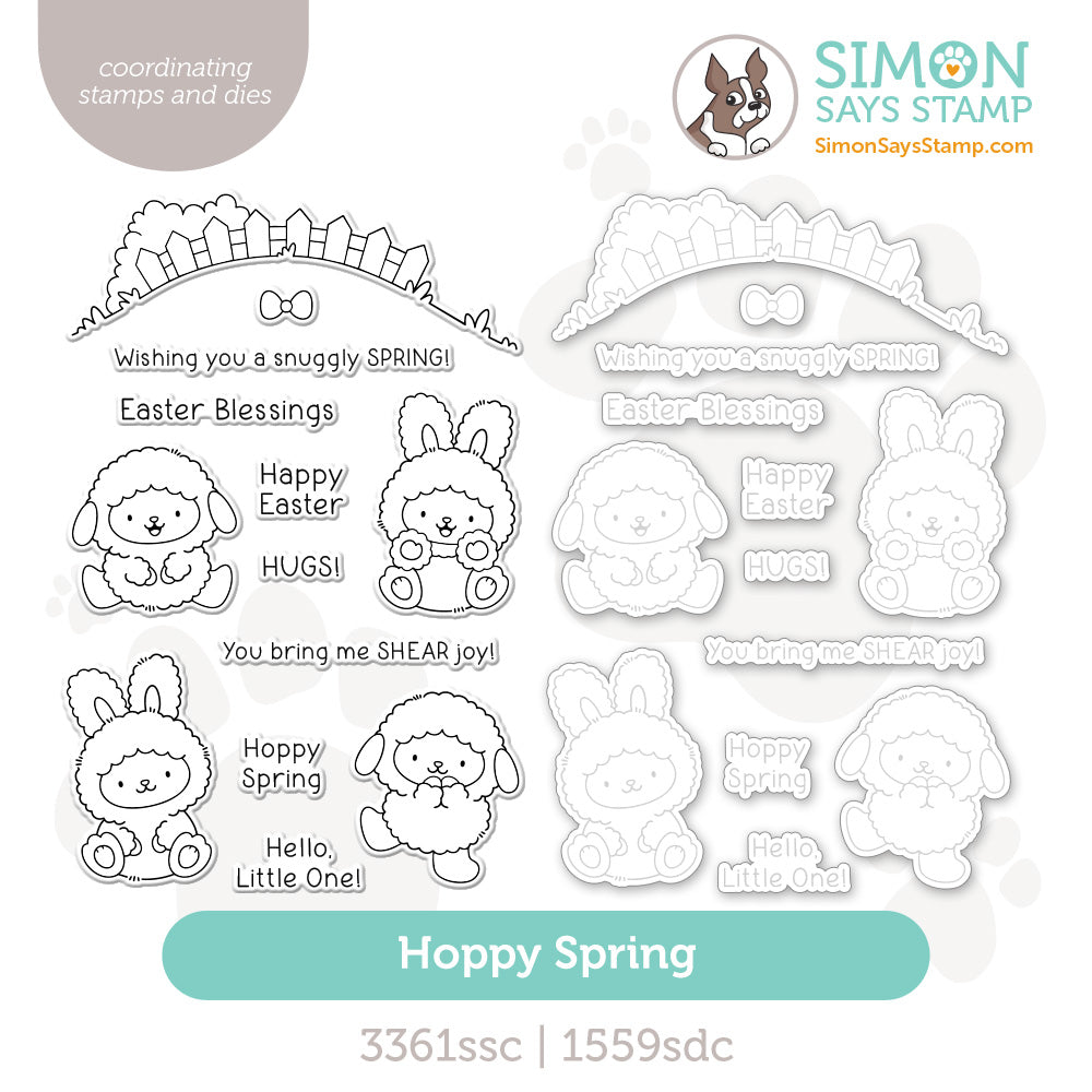 Simon Says Stamps And Dies Hoppy Spring set1176hs Beautiful Moments