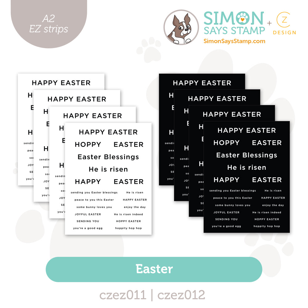 CZ Design EZ Strips Easter set1185hr Beautiful Moments