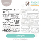Simon Says Stamps and Dies Getting Old set1198go In My Heart