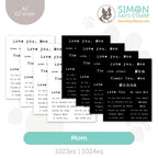 Simon Says Stamp EZ Strips Mom set1207em In My Heart
