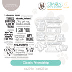 CZ Design Stamps and Dies Classic Friendship set1230cf Always There