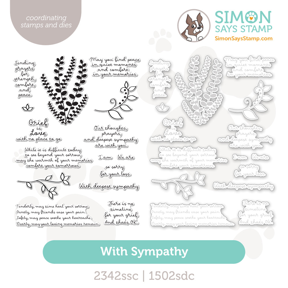 Simon Says Stamps and Dies With Sympathy set1233ws Always There