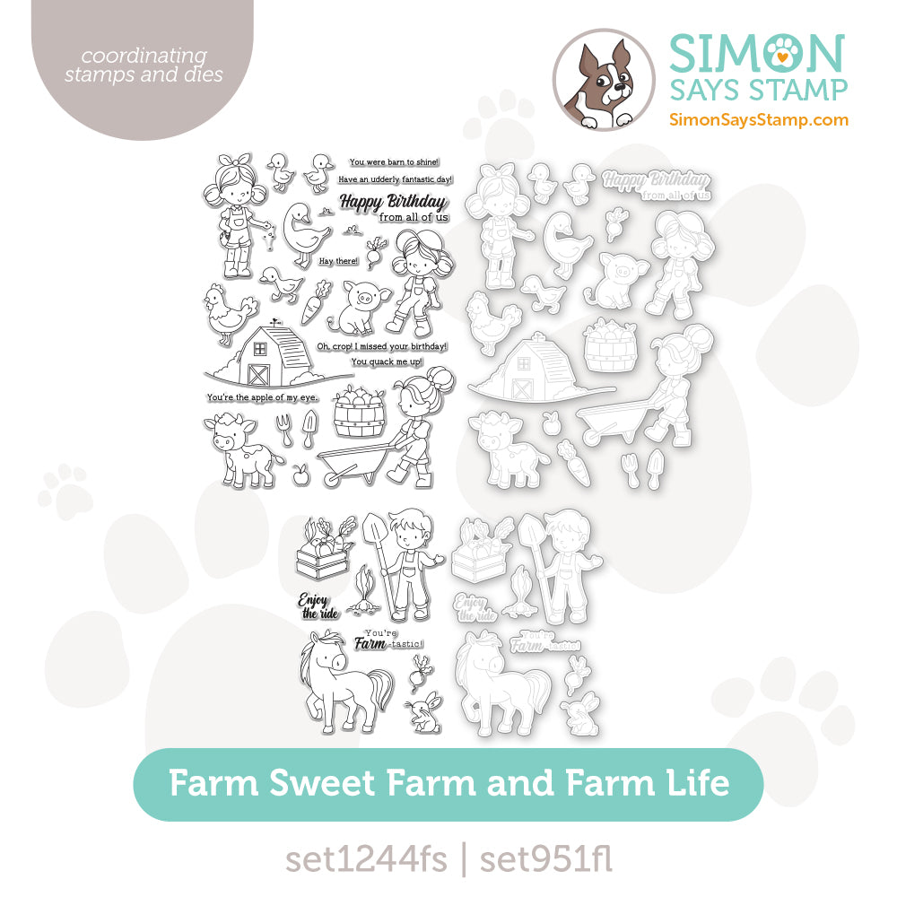 Simon Says Stamps and Dies Farm Bundle set1245fs Always There