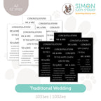 Simon Says Stamp EZ Strips Traditional Wedding set1246tw Always There