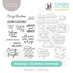 Simon Says Stamps And Dies Nostalgic Christmas Greetings set1248nc