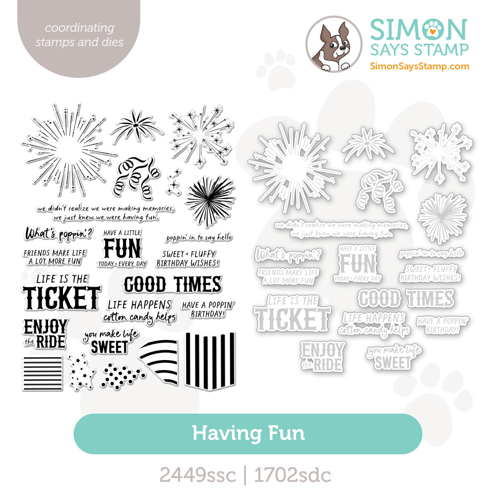 Simon Says Stamps And Dies Having Fun set1250hf