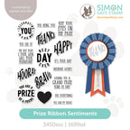 Simon Says Stamps And Dies Prize Ribbon Sentiments set1251pr